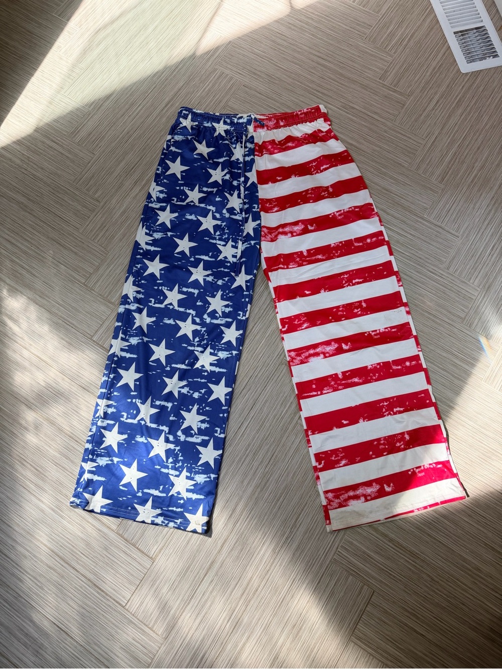 Women’s Star & Stripe Pajama Pants - Red, White & Blue